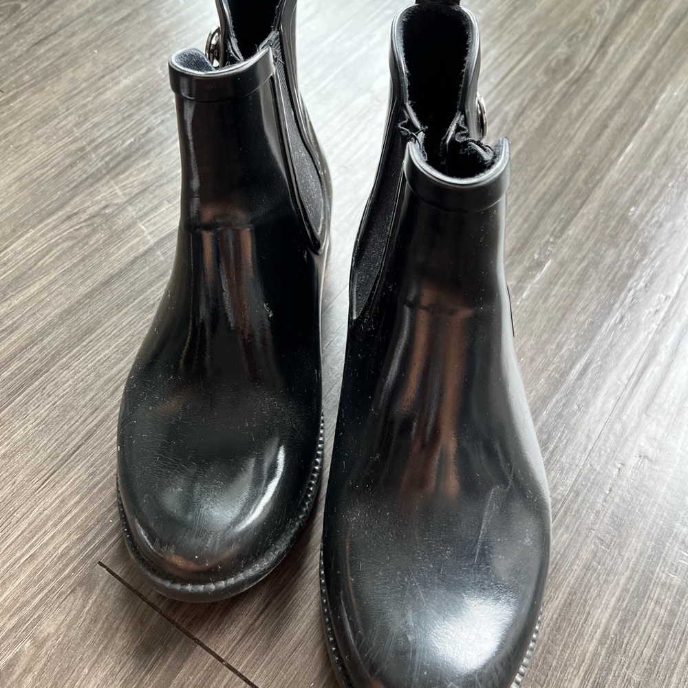 Michael Kors Black Rain Boots